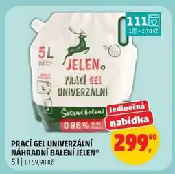 Penny Market PRACÍ GEL UNIVERZÁLNÍ NÁHRADNÍ BALENÍ JELEN nabídka