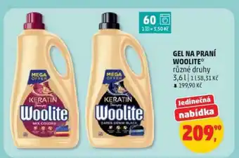 Penny Market GEL NA PRANÍ WOOLITE nabídka