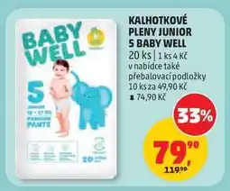 Penny Market KALHOTKOVÉ PLENY JUNIOR 5 BABY WELL nabídka