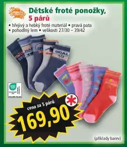 Norma Dětské froté ponožky, 5 párů nabídka