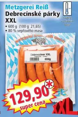 Norma Debrecínské párky XXL nabídka