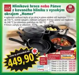 Norma Hliníkové hrnce nebo Pánve z kovaného hliníku s vysokým okrajem „Homer“ nabídka