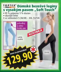 Norma Dámské bezešvé legíny s vysokým pasem „Soft Touch“ nabídka