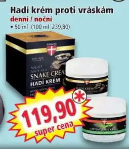 Norma Hadí krém proti vráskám nabídka