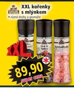 Norma XXL kořenky s mlýnkem nabídka