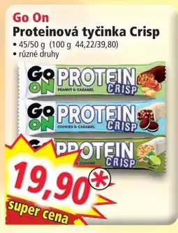 Norma Go On Proteinová tyčinka Crisp nabídka