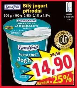 Norma Bílý jogurt přírodní nabídka