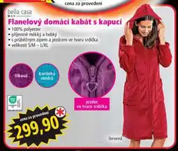 Norma Flanelový domácí kabát s kapucí nabídka