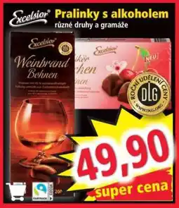 Norma Pralinky s alkoholem nabídka