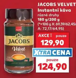 Kaufland Jacobs Velvet instantní káva nabídka