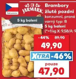 Kaufland Brambory žluté pozdní nabídka