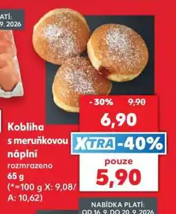 Kaufland Kobliha s meruňkovou náplní nabídka