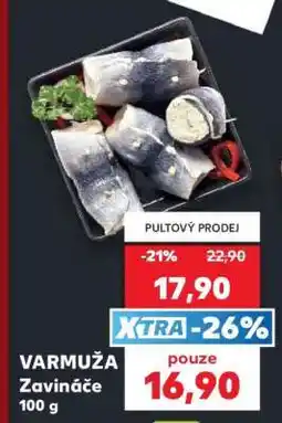 Kaufland VARMUŽA Zavináče 100 g nabídka