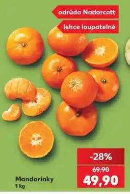 Kaufland Mandarinky nabídka
