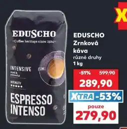 Kaufland EDUSCHO Zrnková káva nabídka
