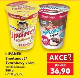 Kaufland LIPÁNEK Smetanový/ Tvarohový krém nabídka