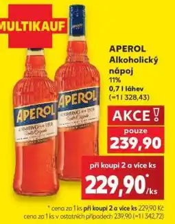Kaufland APEROL Alkoholický nápoj nabídka