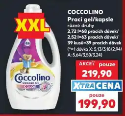 Kaufland COCCOLINO Prací gel/kapsle nabídka
