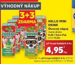 Kaufland HELLO MINI DRINK nabídka