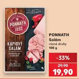 Kaufland PONNATH Salám nabídka