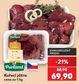 Kaufland Kuřecí játra nabídka