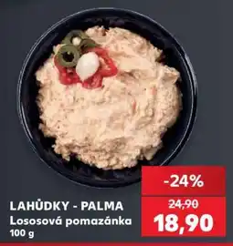 Kaufland LAHŮDKY - PALMA Lososová pomazánka 100 g nabídka
