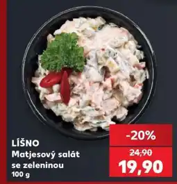Kaufland LIŠNO Matjesový salát se zeleninou 100 g nabídka