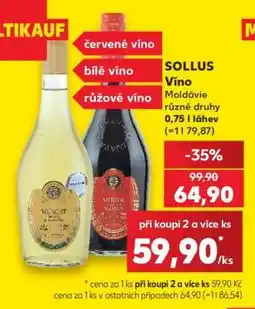 Kaufland SOLLUS Víno nabídka