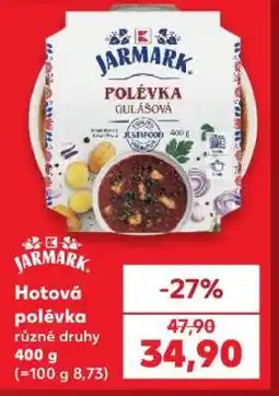 Kaufland Jarmark Hotová polévka nabídka