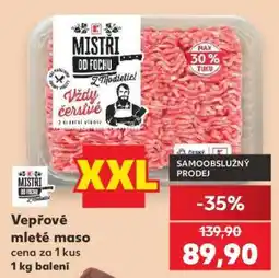 Kaufland Vepřové mleté maso nabídka