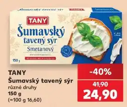 Kaufland Tany Šumavský tavený sýr nabídka