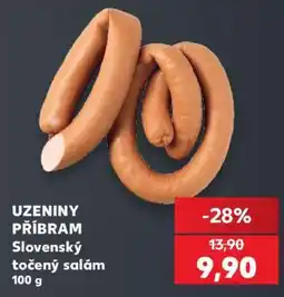 Kaufland UZENINY PŘÍBRAM Slovenský točený salám 100 g nabídka