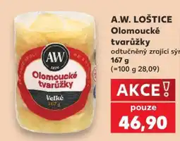 Kaufland A.W. LOŠTICE Olomoucké tvarůžky nabídka
