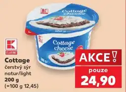 Kaufland Cottage čerstvý sýr natur/light 200 g nabídka