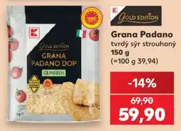 Kaufland Grana Padano tvrdý sýr strouhaný nabídka