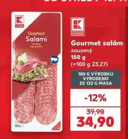 Kaufland Gourmet salám nabídka