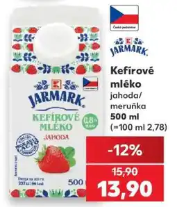 Kaufland Kefírové mléko jahoda/meruňka nabídka