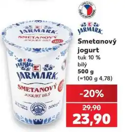 Kaufland Smetanový jogurt nabídka