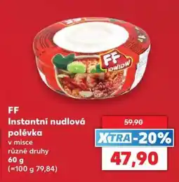 Kaufland FF Instantní nudlová polévka nabídka