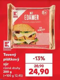 Kaufland Tavený plátkový sýr nabídka