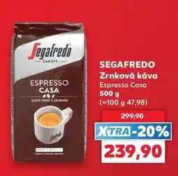 Kaufland SEGAFREDO Zrnková káva Espresso Casa nabídka
