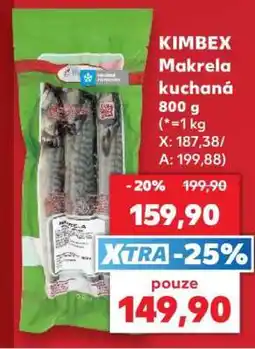 Kaufland KIMBEX Makrela kuchaná 800 g nabídka