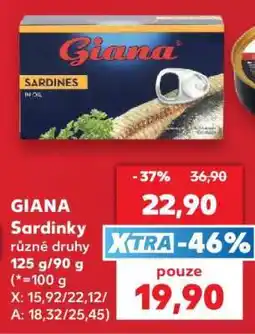 Kaufland Giana Sardinky nabídka