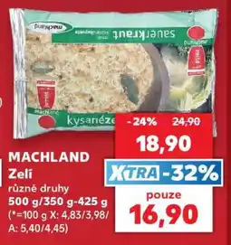 Kaufland MACHLAND Zelí nabídka
