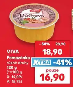 Kaufland VIVA Pomazánka nabídka