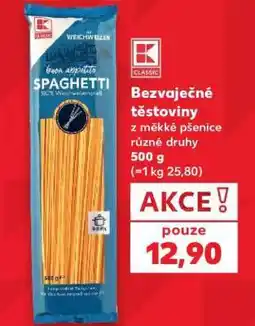 Kaufland Bezvaječné těstoviny nabídka
