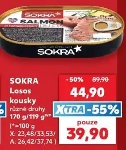 Kaufland SOKRA Losos kousky nabídka