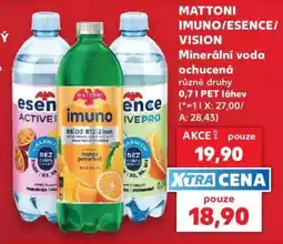 Kaufland MATTONI IMUNO/ESENCE/VISION nabídka