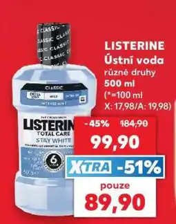 Kaufland Listerine ústní voda nabídka