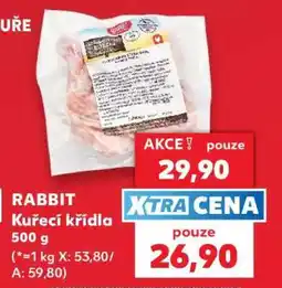 Kaufland RABBIT Kuřecí křídla nabídka